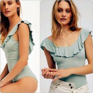 FREE PEOPLE Womens Uh Huh Bodysuit  MED NWT